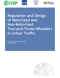 Regulation and Design of Motorized & Non-Motorized Two-and-Three-Wheelers in Urban Traffic