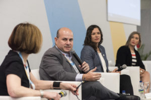 Roberto Claudio, Mayor of Fortaleza speaks during MOBILIZE panel