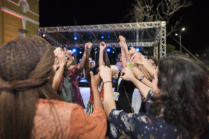 Dancing into the evening, performers joined attendees to celebrate summer solstice and sustainable transportation.